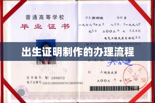 山阳出生证明制作的办理流程